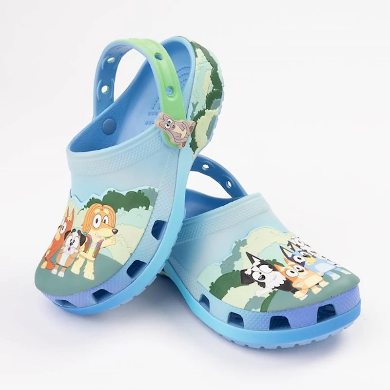 Bluey Crocs Classic Clog - Little Kid / Big Blue