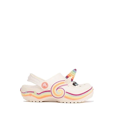 Crocs Classic I AM Unicorn Lights Clog - Toddler Chalk