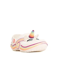 Crocs Classic I AM Unicorn Lights Clog - Toddler Chalk
