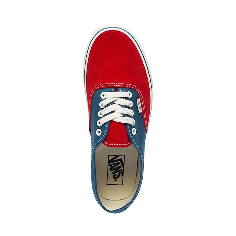 Vans Authentic Skate Shoe - Racing Red / Navy Blue