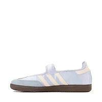 Chaussure athlétique adidas Samba Jane pour femmes - Bleu Crystal Sky / Blanc crème Gomme