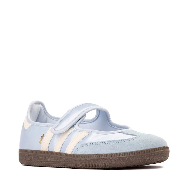 Chaussure athlétique adidas Samba Jane pour femmes - Bleu Crystal Sky / Blanc crème Gomme