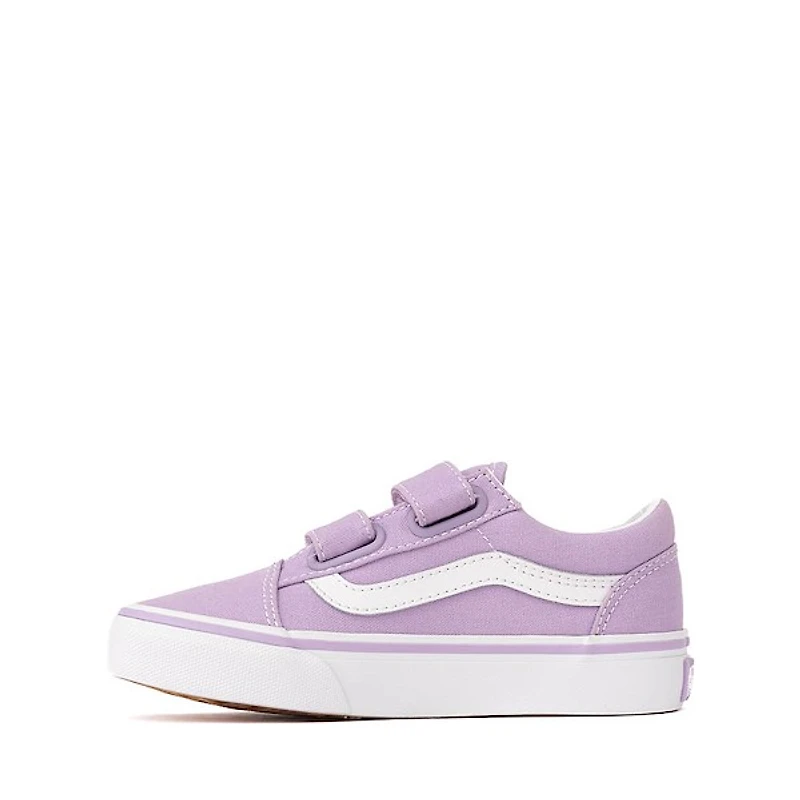 Vans Old Skool V Butterfly Skate Shoe - Little Kid Soft Orchid