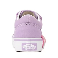 Vans Old Skool V Butterfly Skate Shoe - Little Kid Soft Orchid