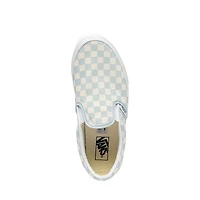 Vans Classic Slip-On Checkerboard Skate Shoe - Little Kid Dawn Mist