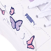 PUMA Carina 3.0 Butterfly Athletic Shoe - Little Kid / Big White Violet