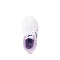 PUMA Carina 3.0 Butterfly Athletic Shoe - Baby / Toddler White Violet
