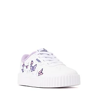 PUMA Carina 3.0 Butterfly Athletic Shoe - Baby / Toddler White Violet