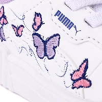 PUMA Carina 3.0 Butterfly Athletic Shoe - Baby / Toddler White Violet
