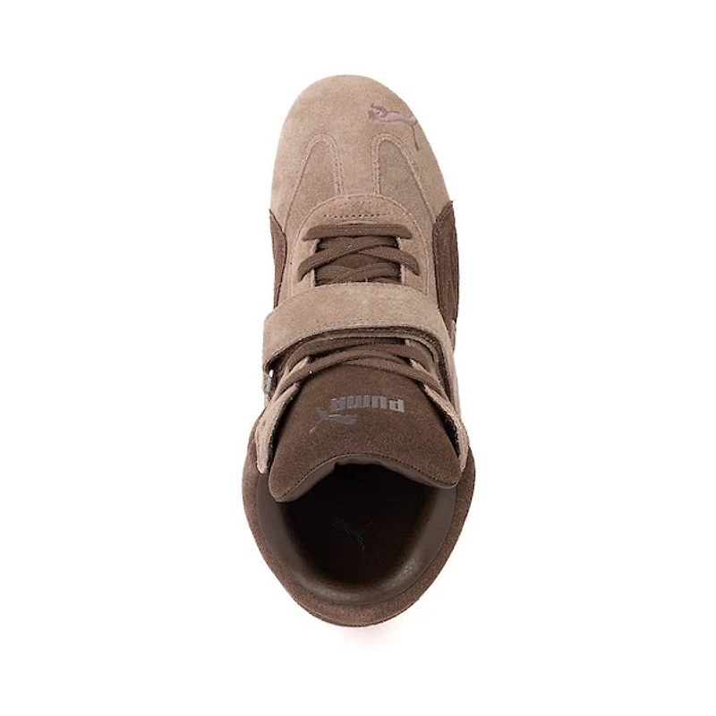 Womens PUMA Speedcat Wedge Athletic Shoe - Totally Taupe / Chocolate