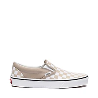 Vans Classic Slip-On Checkerboard Skate Shoe - Mushroom
