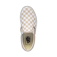 Vans Classic Slip-On Checkerboard Skate Shoe - Mushroom