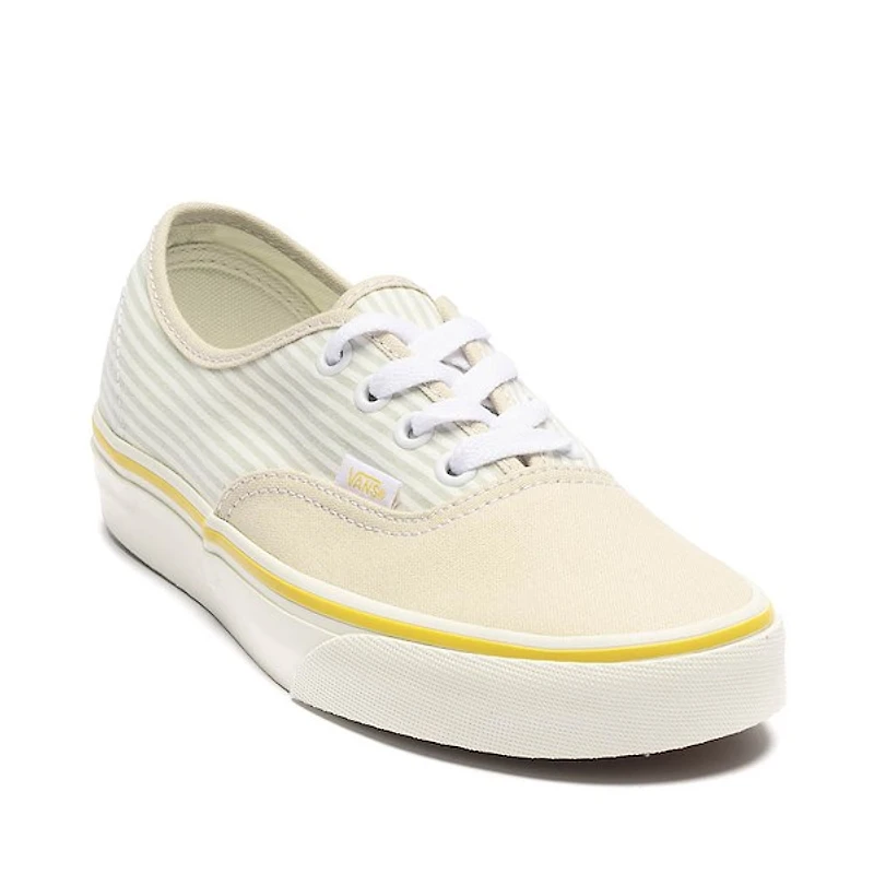 Vans Authentic Stripes Skate Shoe - Space Yellow