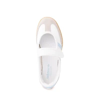 adidas Samba Jane Athletic Shoe - Big Kid Cloud White / Clear Sky Gum