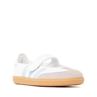 adidas Samba Jane Athletic Shoe - Big Kid Cloud White / Clear Sky Gum