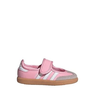 adidas Samba Jane Sneaker - Baby / Toddler Light Pink Cloud White Gum