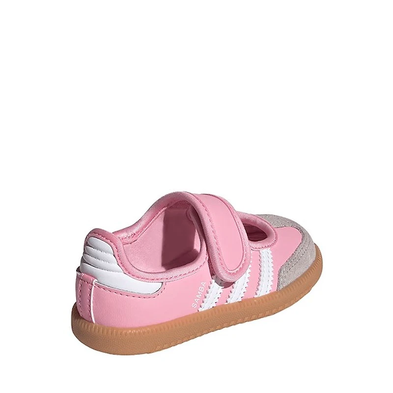 adidas Samba Jane Sneaker - Baby / Toddler Light Pink Cloud White Gum