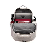 Womens The North Face Jester Luxe Backpack - White Dune / Burnt Coral Metallic