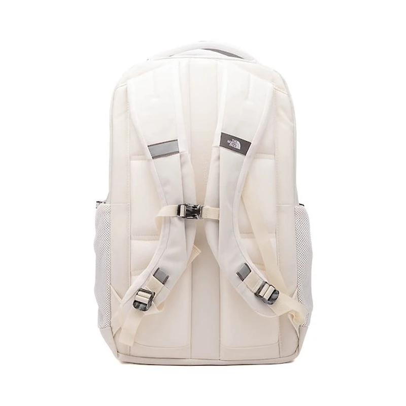 Womens The North Face Jester Luxe Backpack - White Dune / Burnt Coral Metallic