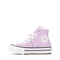 Converse Chuck Taylor All Star Lift Bubble Flower High-Top Sneaker - Little Kid Lilac