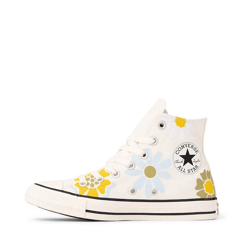 Converse Chuck Taylor All Star Retro Floral High-Top Sneaker - Egret