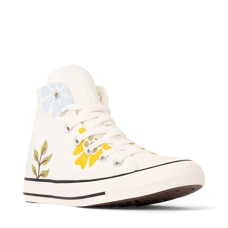 Converse Chuck Taylor All Star Retro Floral High-Top Sneaker - Egret