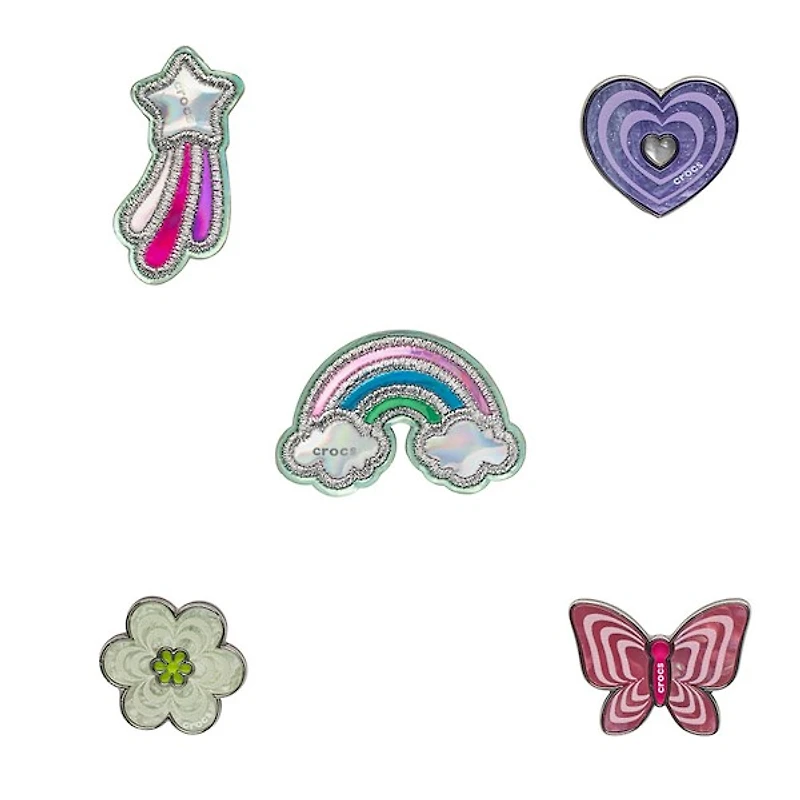 Crocs Jibbitz&trade Funky Icon Shoe Charms 5 Pack - Multicolor