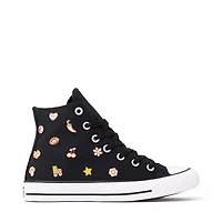 Converse Chuck Taylor All Star Retro Embroidery High-Top Sneaker - Black / New Found Bloom