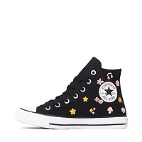 Converse Chuck Taylor All Star Retro Embroidery High-Top Sneaker - Black / New Found Bloom