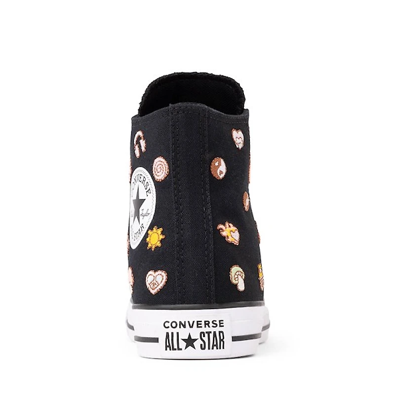 Converse Chuck Taylor All Star Retro Embroidery High-Top Sneaker - Black / New Found Bloom