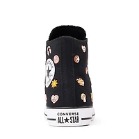 Converse Chuck Taylor All Star Retro Embroidery High-Top Sneaker - Black / New Found Bloom
