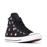 Converse Chuck Taylor All Star Retro Embroidery High-Top Sneaker - Black / New Found Bloom