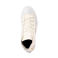 Womens Converse Chuck Taylor All Star Lift Retro Embroidery High-Top Sneaker - Egret
