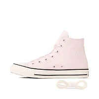 Womens Converse Chuck Taylor All Star Peached Canvas High-Top Sneaker - Decade Pink