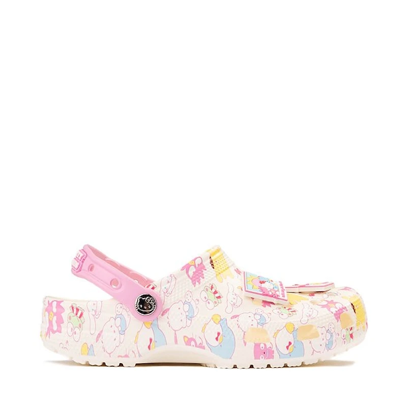 Sabot Crocs Classic Hello Kitty & Friends - Blanc
