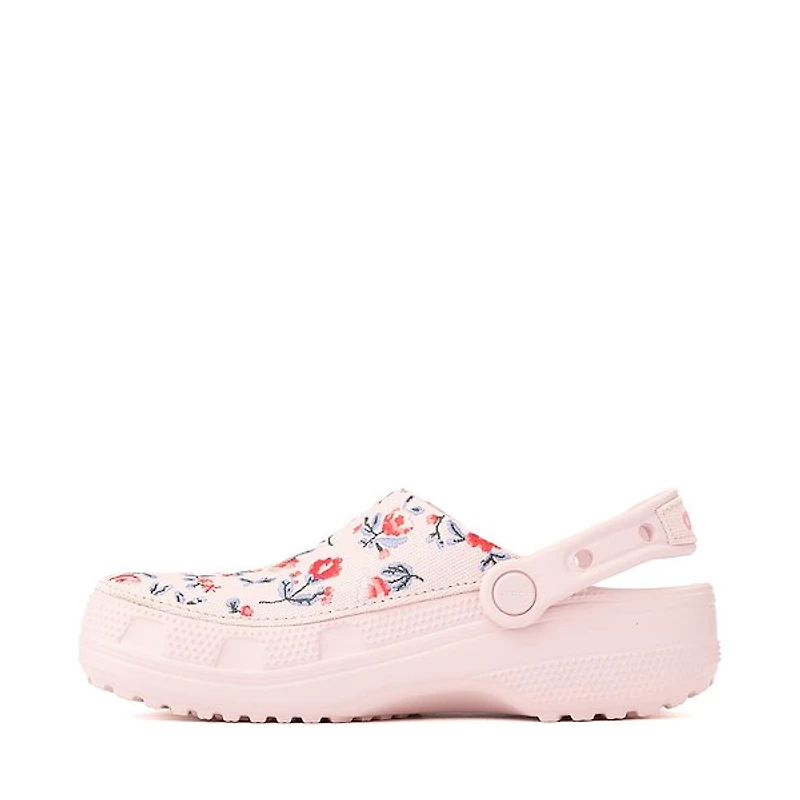 Crocs Classic Crafted Floral Clog - Cotton Candy