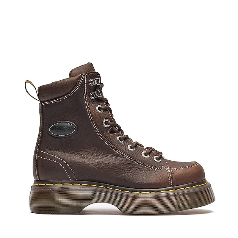 Womens Dr. Martens Buzz 8-Eye Boot - Dark Brown