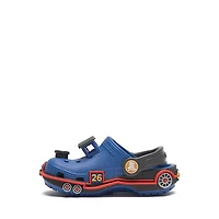 Crocs Fun Lab Train Clog - Baby / Toddler Blue Bolt Carbon