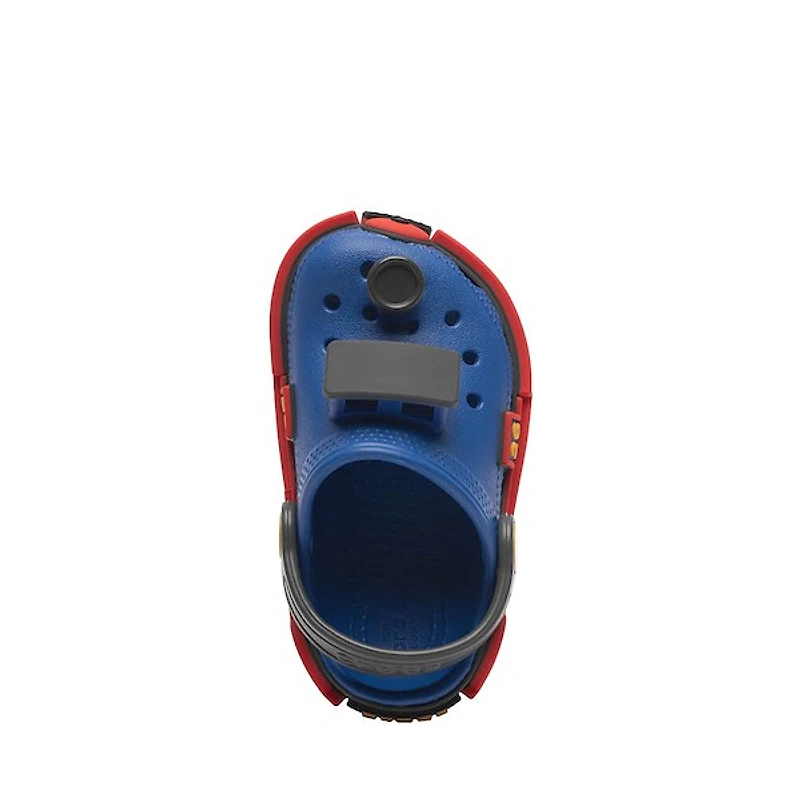 Crocs Fun Lab Train Clog - Baby / Toddler Blue Bolt Carbon