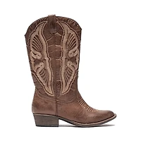 Womens Coconuts by Matisse Chance Western Boot - Chocolate