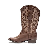 Womens Coconuts by Matisse Chance Western Boot - Chocolate