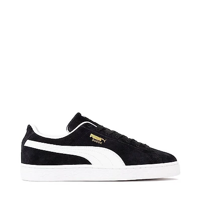 Mens PUMA Suede Classic Sneaker - Black / White