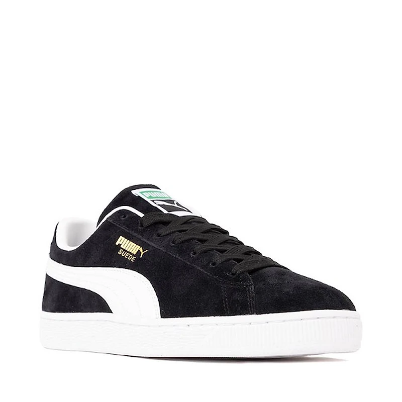 Mens PUMA Suede Classic Sneaker - Black / White
