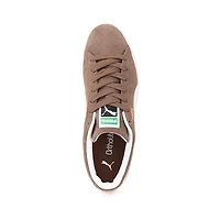 Mens PUMA Suede Classic Sneaker - Haute Coffee / White