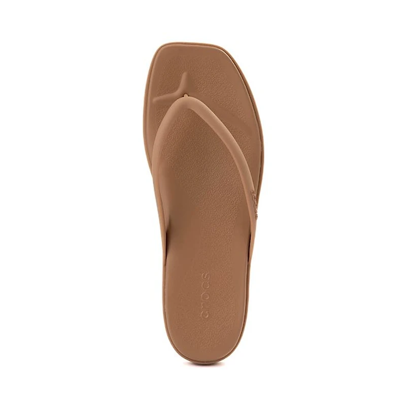 Womens Crocs Miami Flip Flop Sandal - Milk Chocolate