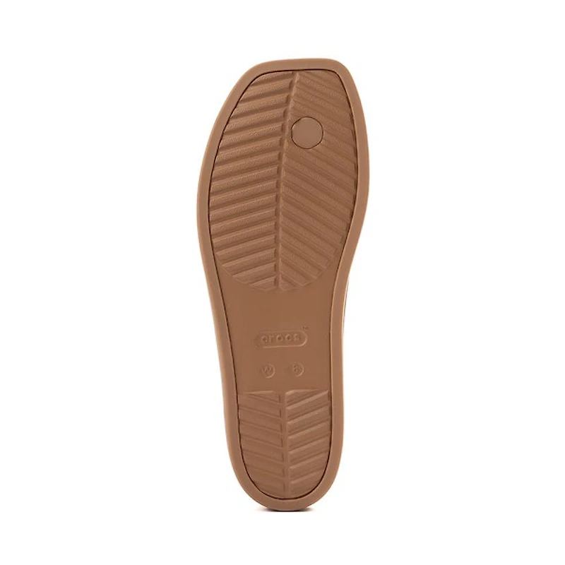Womens Crocs Miami Flip Flop Sandal - Milk Chocolate