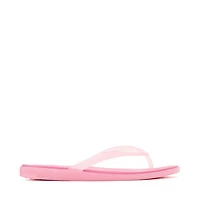 Womens Crocs Miami Jelly Round Toe Flip-Flop - Pink Lemonade