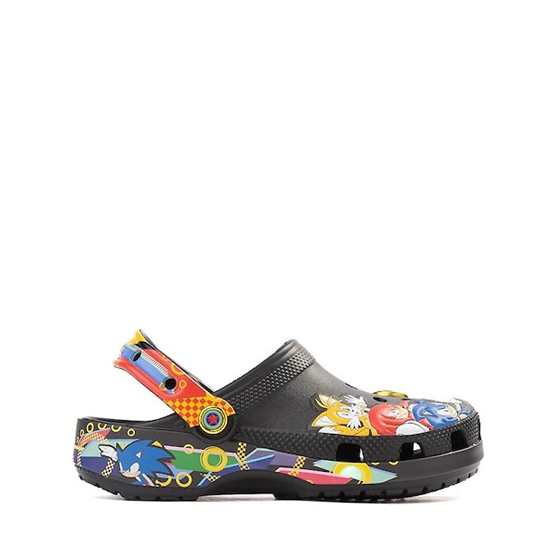 Sonic the Hedgehog™ x Crocs Classic Clog - Little Kid / Big Black