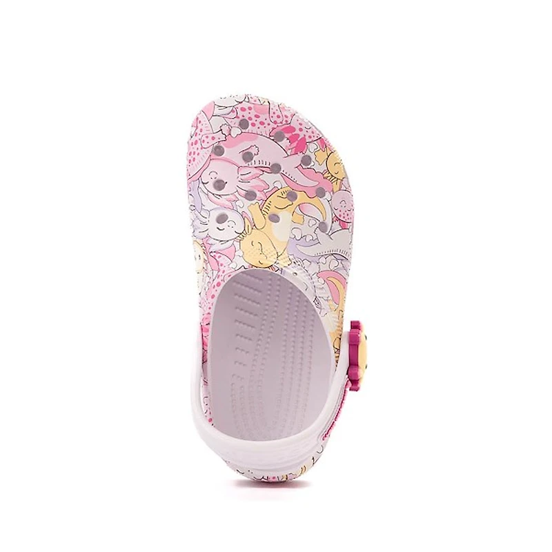 Crocs Classic Axolotl Clog - Little Kid / Big Grape Ice