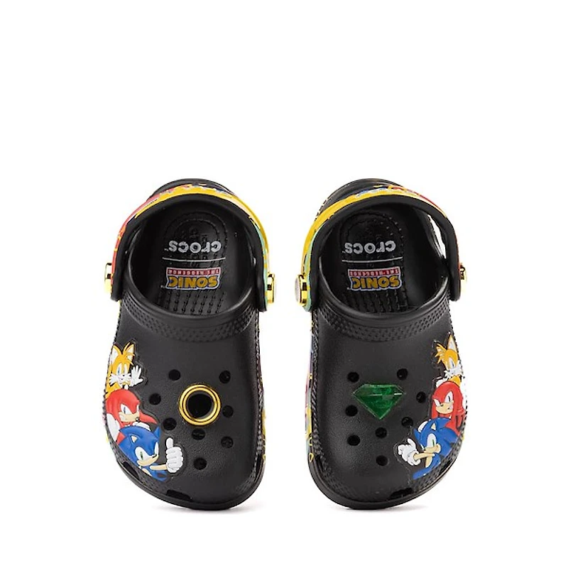 Sonic the Hedgehog&trade x Crocs Classic Clog - Baby / Toddler Black